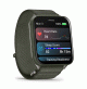 Venu X1-Moss with Titanium Caseback and Moss ComfortFit Nylon Band- 010-02980-03- Garmin 